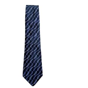 Van Heusen Purple and Black Hand Made Silk Men Neck Tie Stain Resistant